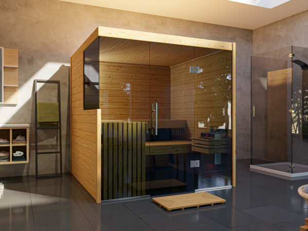 Sauna, Salle de bain, Design, Aménagement, Intérieur