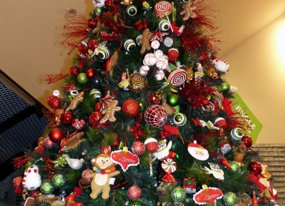 Sapin de Noël 2023 - les tendances Christbaum Bunt_Bild von falco auf Pixabay
