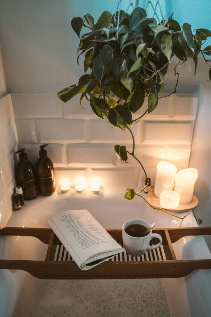 Entspannung in der Badewanne