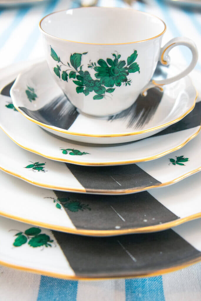 porcelain, upcycling, design, art, DIY, tableware