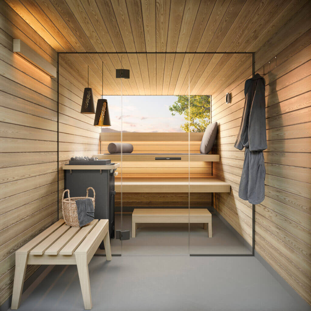 Outdoor sauna