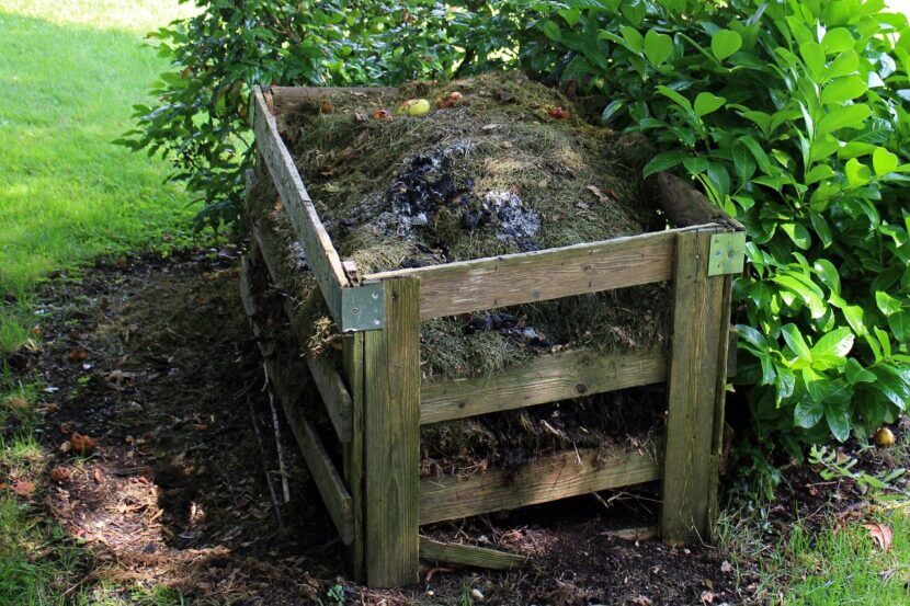 Compost heap good for the garden and climate Komposthaufen