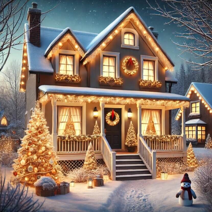 Das Weihnachts-Wunder 2024 House_Snowy_Landscape