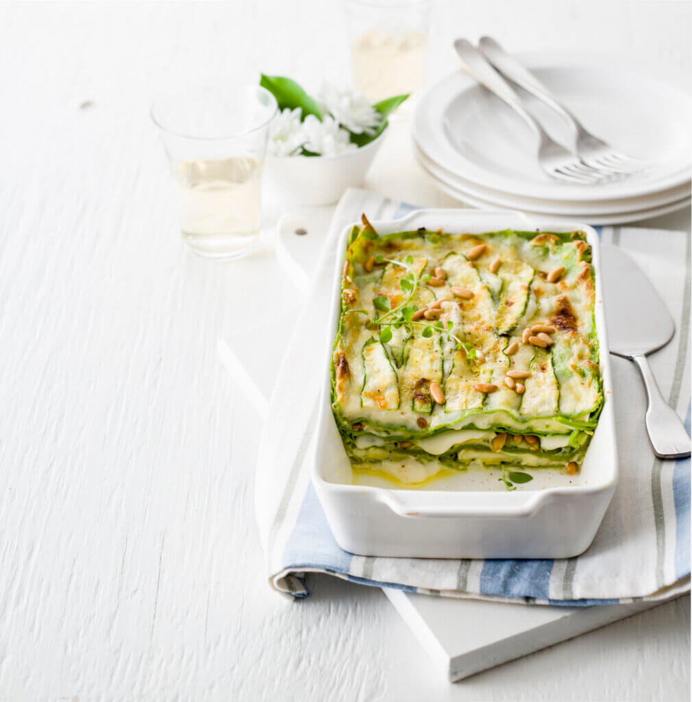 Recipes with zucchini, Green lasagna