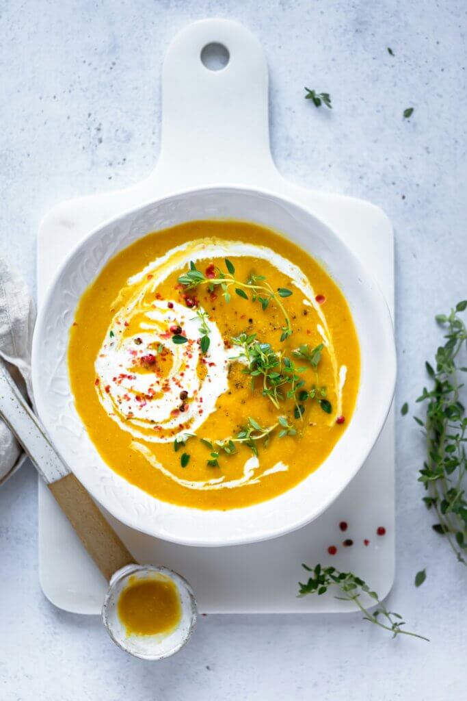 Suppe, Kürbiscremesuppe, Suppen Rezept