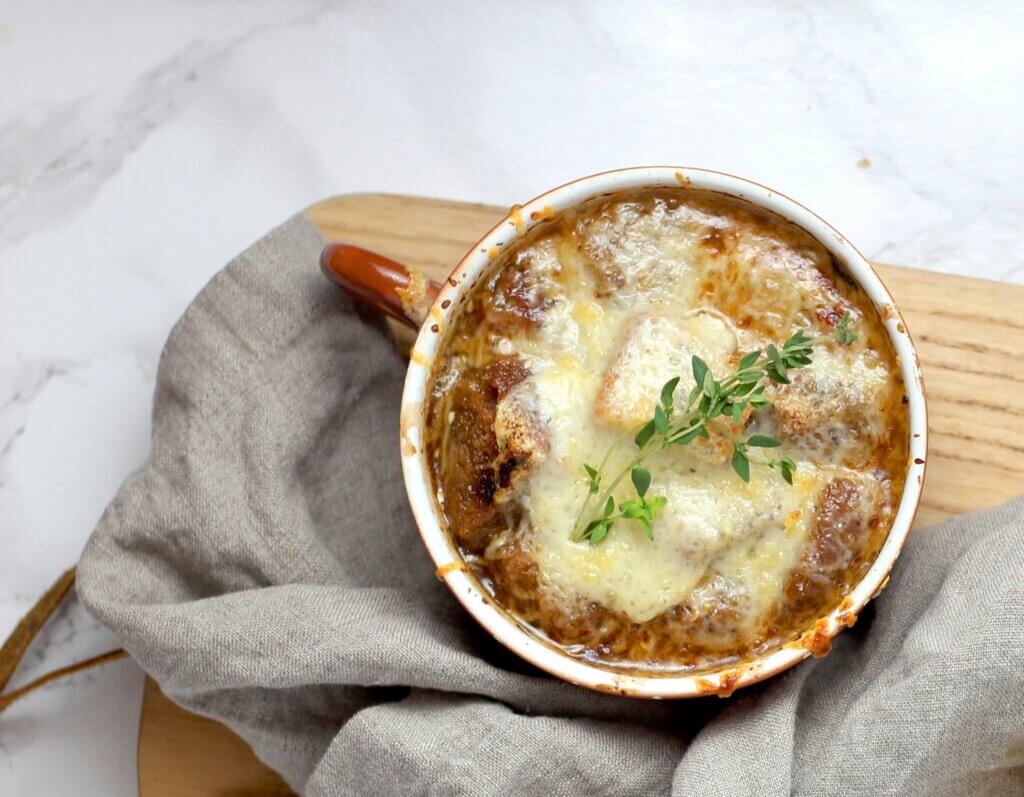 Suppe, Französische Zwiebelsuppe, Suppen Rezept