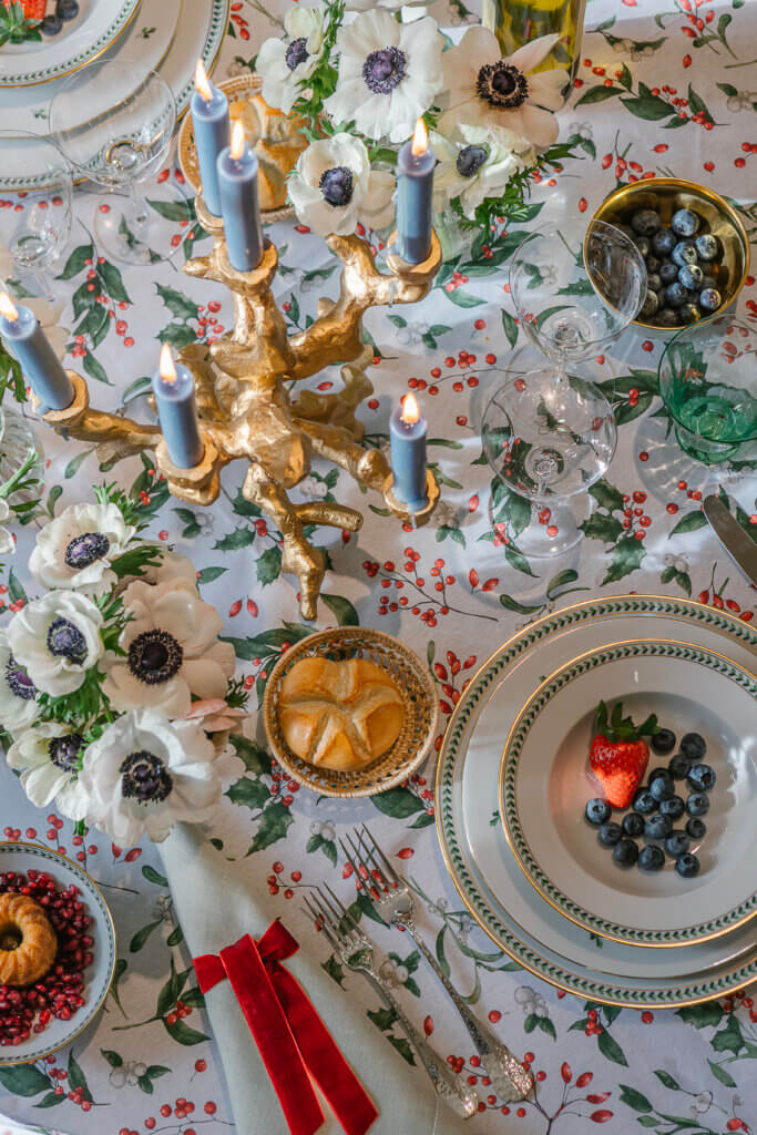 Weihnachtisch dekorieren, Weihnachten, Tischdeko