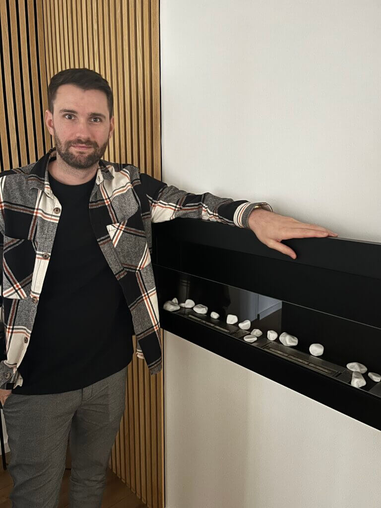 Mateusz Bialik, Fire & Flame, fireplace, Bioethano, electric fireplace