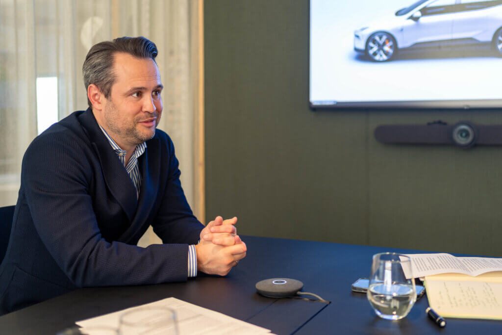 Directeur général de Polestar Autriche, Matthias Schabetsberger