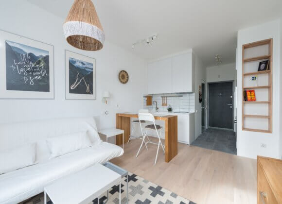 Kleine Wohnung einrichten: Ein Raum, drei Funktionen kleine Wohnung einrichten